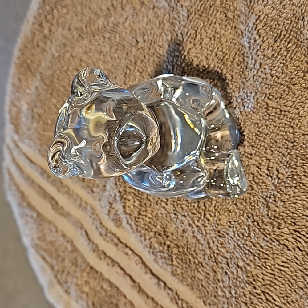 Princess House Crystal Bear 24% lead crystal